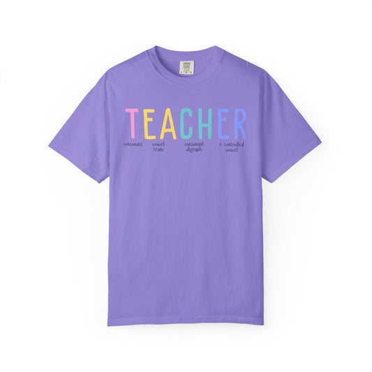 Literacy Teacher Comfort Colors T-shirt
