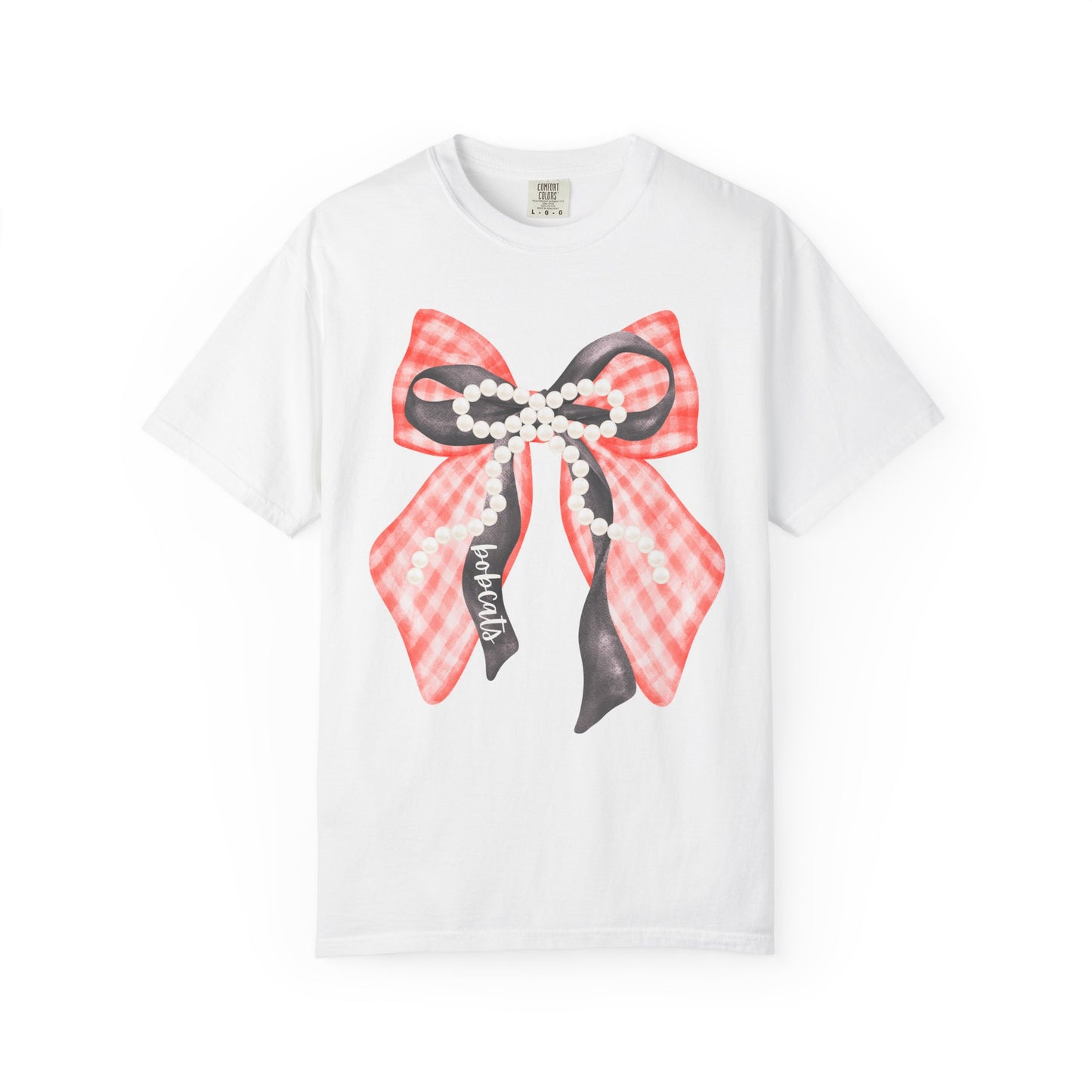 Bobcats Coquette Bow Comfort Colors T-shirt