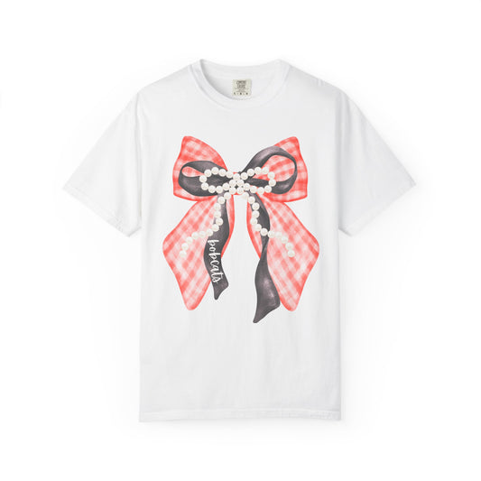 Bobcats Coquette Bow Comfort Colors T-shirt