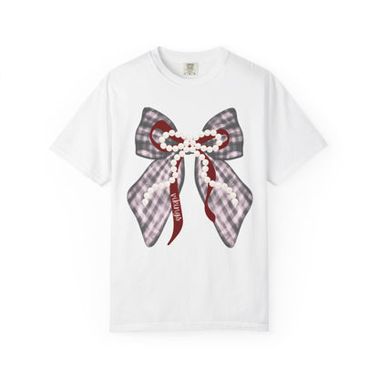 Vikings Coquette Bow Comfort Colors T-shirt